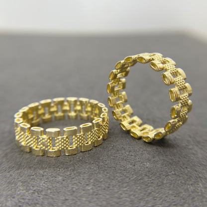 Watch Band Chain Eternity Ring RX Ring 