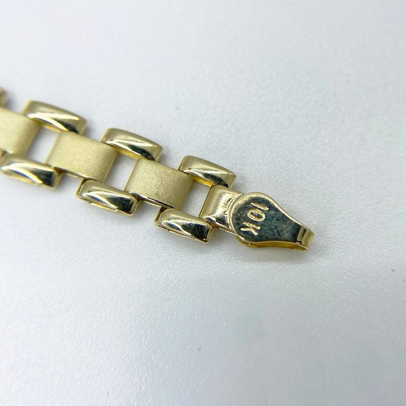 Rolex Chain Bracelet Personalized Gold Plated Name Bracelet