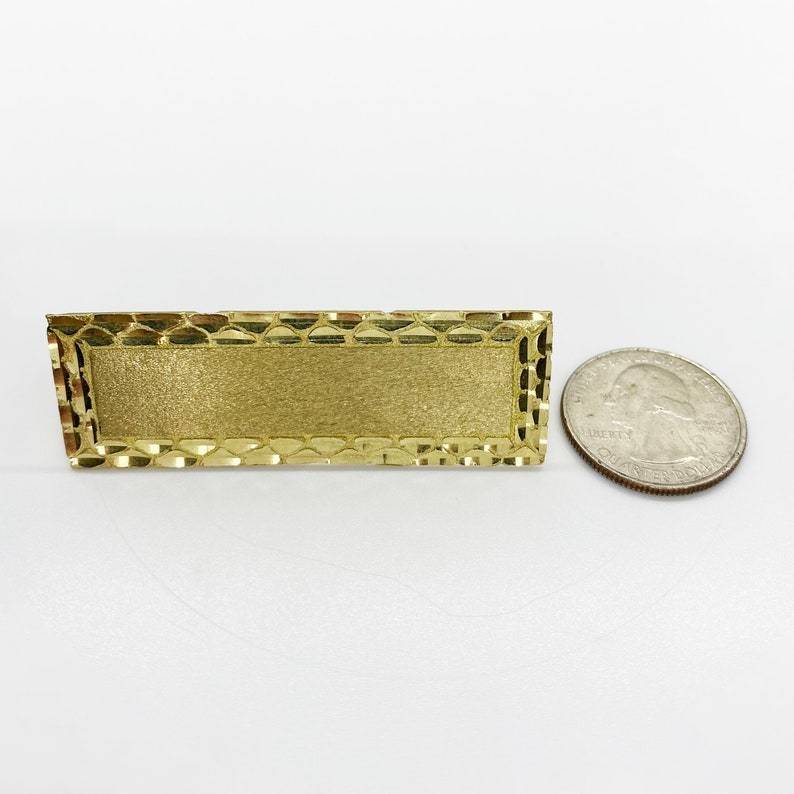 Gold Plated Three Finger Ring Nugget Style Classic Ring