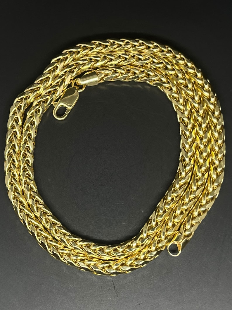 Hollow Palm Chains Gold Plated Braided Necklace