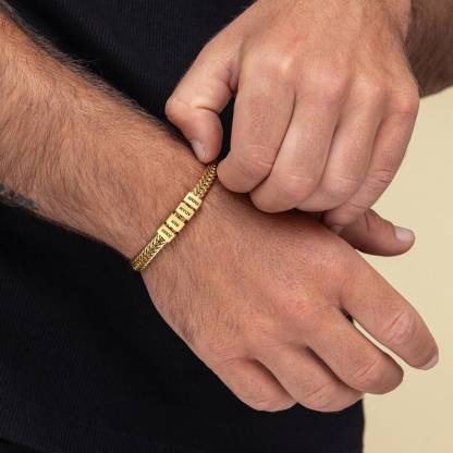 Famliy Name Bracelet 2-4 Names Custom Name Bracelet For Dad With Kids Name