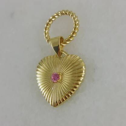 Heart Shape Necklace Custom Birthstone Necklace