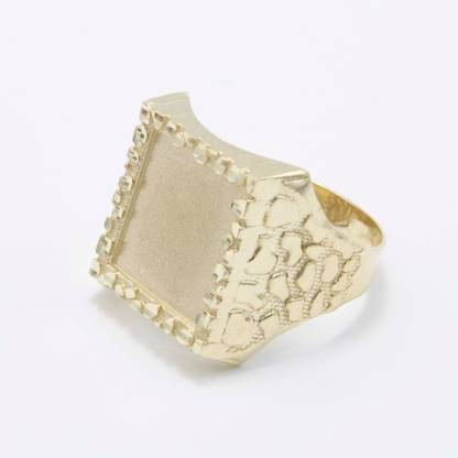 Picture Frame Memory Nugget Ring Custom Photo Ring