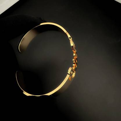 Personalized Name Bracelet With Heart Gold Plated 