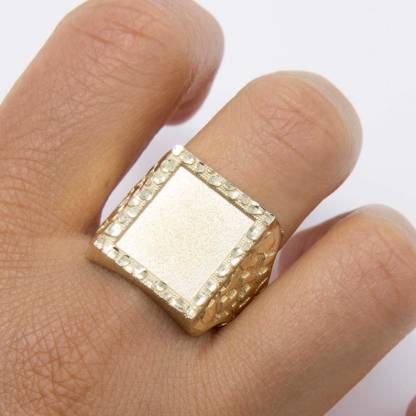 Picture Frame Memory Nugget Ring Custom Photo Ring