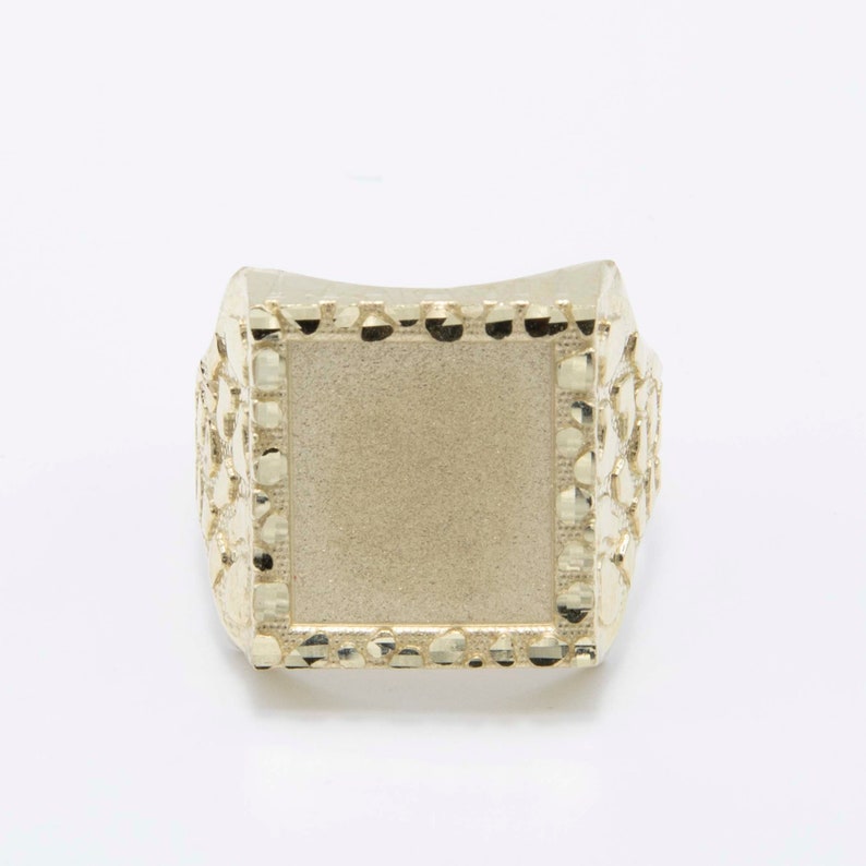 Picture Frame Memory Nugget Ring Custom Photo Ring
