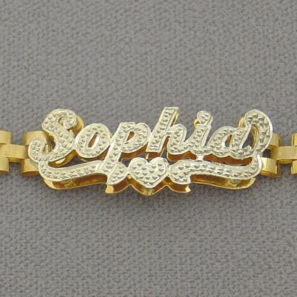 President Chian Anklet Watch Band Style Custom Name Anklet