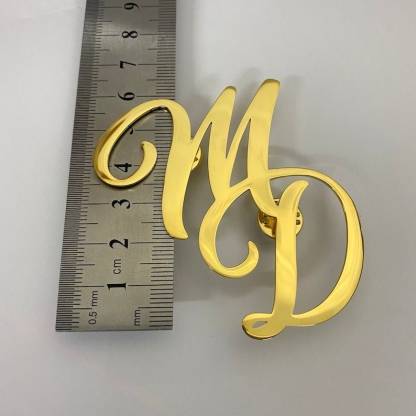 Personalized Initial Name Lapel Pin Men Brooch Pin