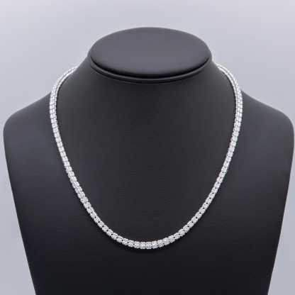 2.4mm Diamond-Cut Ice Link Chain Necklace 