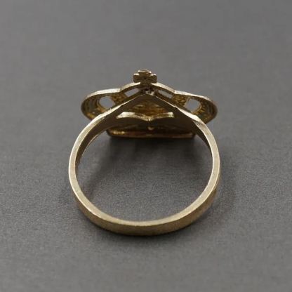 Diamond Cut King Queen Crown Band Ring Personalized Engraved Ring