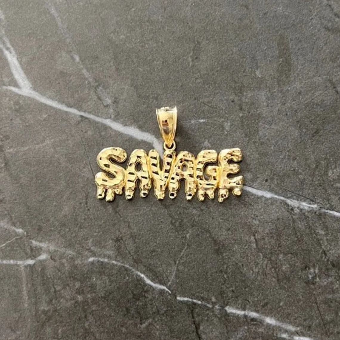 [Copy]Diamond Cut Textured Heart Shaped Pendant Rope Chain Necklace