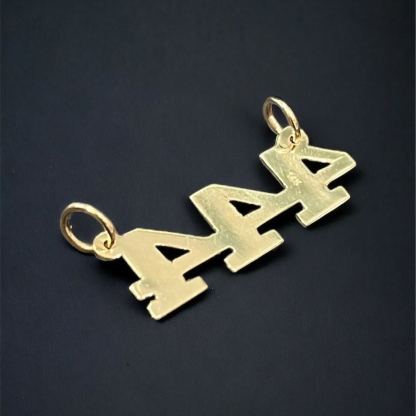 [Copy]Bold Letters Hustle Style Cut Gold Plated Rope Chain Custom Name Necklace