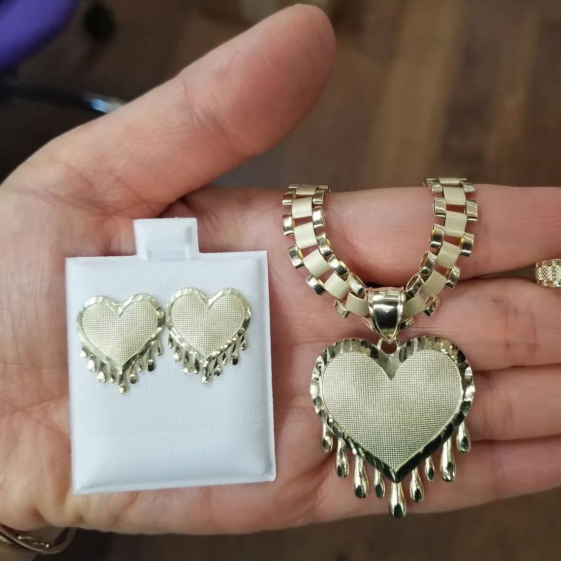 [Copy]Initial Jewelry Set Personalized Initial Necklace And Initial Earrings Set