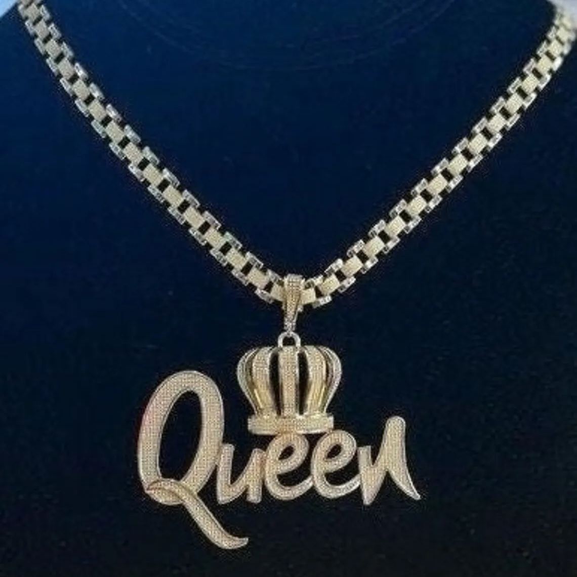 [Copy]Watch Band Style Rolex Links Chain Double Plated Personalized Diamond Cut Name Necklace