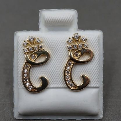 [Copy]Rolex Stlyle Heart Framed Stud Earrings Push Back Earrings