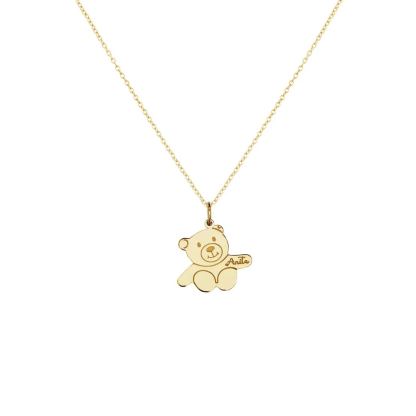 [Copy]Double Plated Iced Out Gold Plated Personalized Custom Initial Necklace
