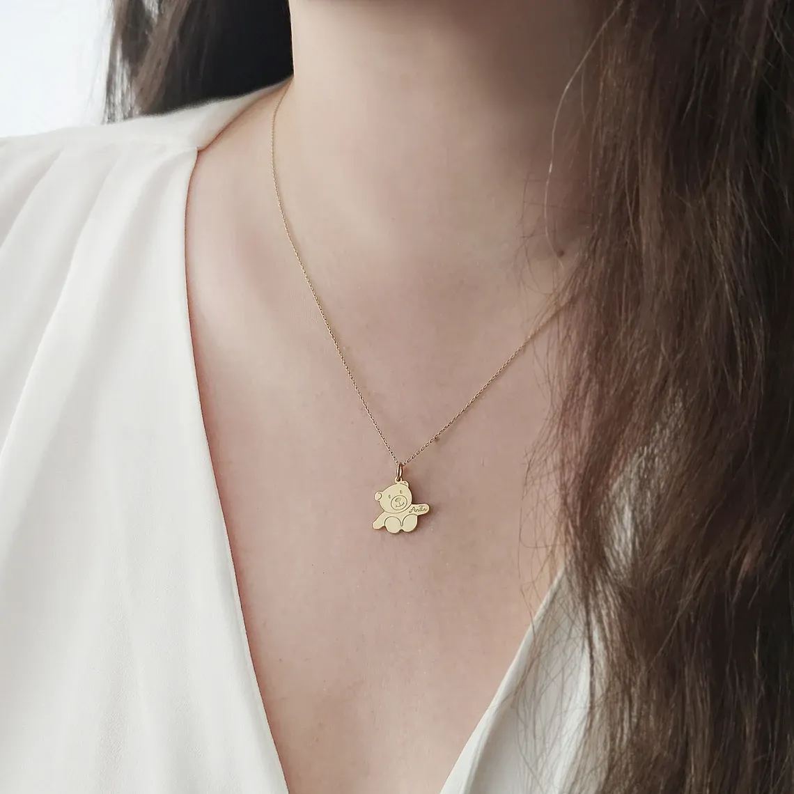 [Copy]Double Plated Iced Out Gold Plated Personalized Custom Initial Necklace