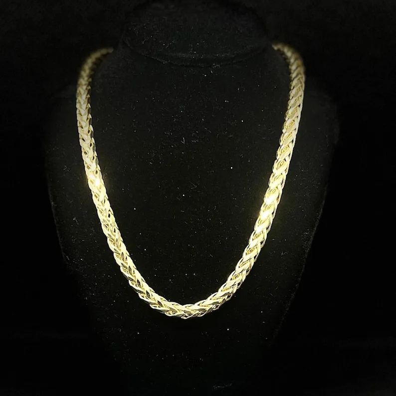 [Copy]Rolex Style Link Chain Gold Plated Necklace