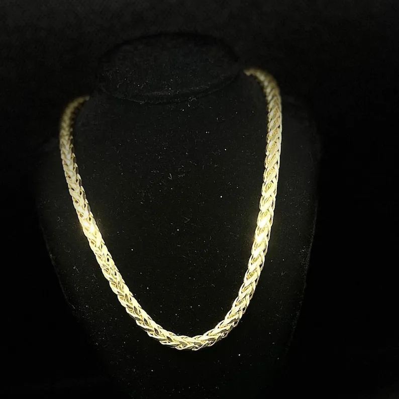 [Copy]Rolex Style Link Chain Gold Plated Necklace
