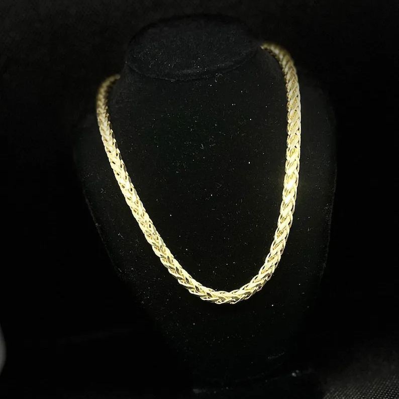 [Copy]Rolex Style Link Chain Gold Plated Necklace