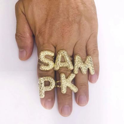 [Copy]Dad Ring Gold Plated Personalized Engraved Ring