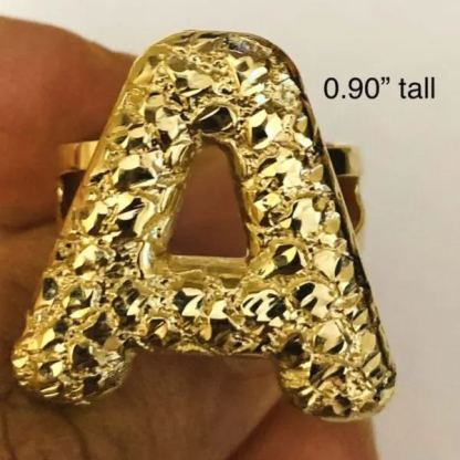 [Copy]Dad Ring Gold Plated Personalized Engraved Ring