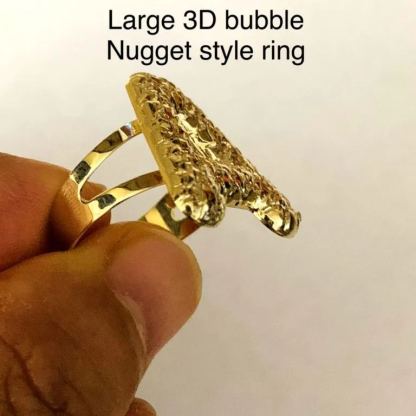 [Copy]Dad Ring Gold Plated Personalized Engraved Ring