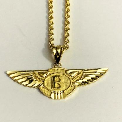 [Copy]Heart Dripp Pendant Gold Plated Necklace