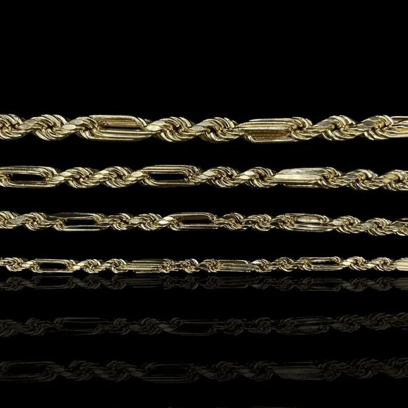 [Copy]Franco Classic Chain Link Bracelet Gold Plated Bracelet