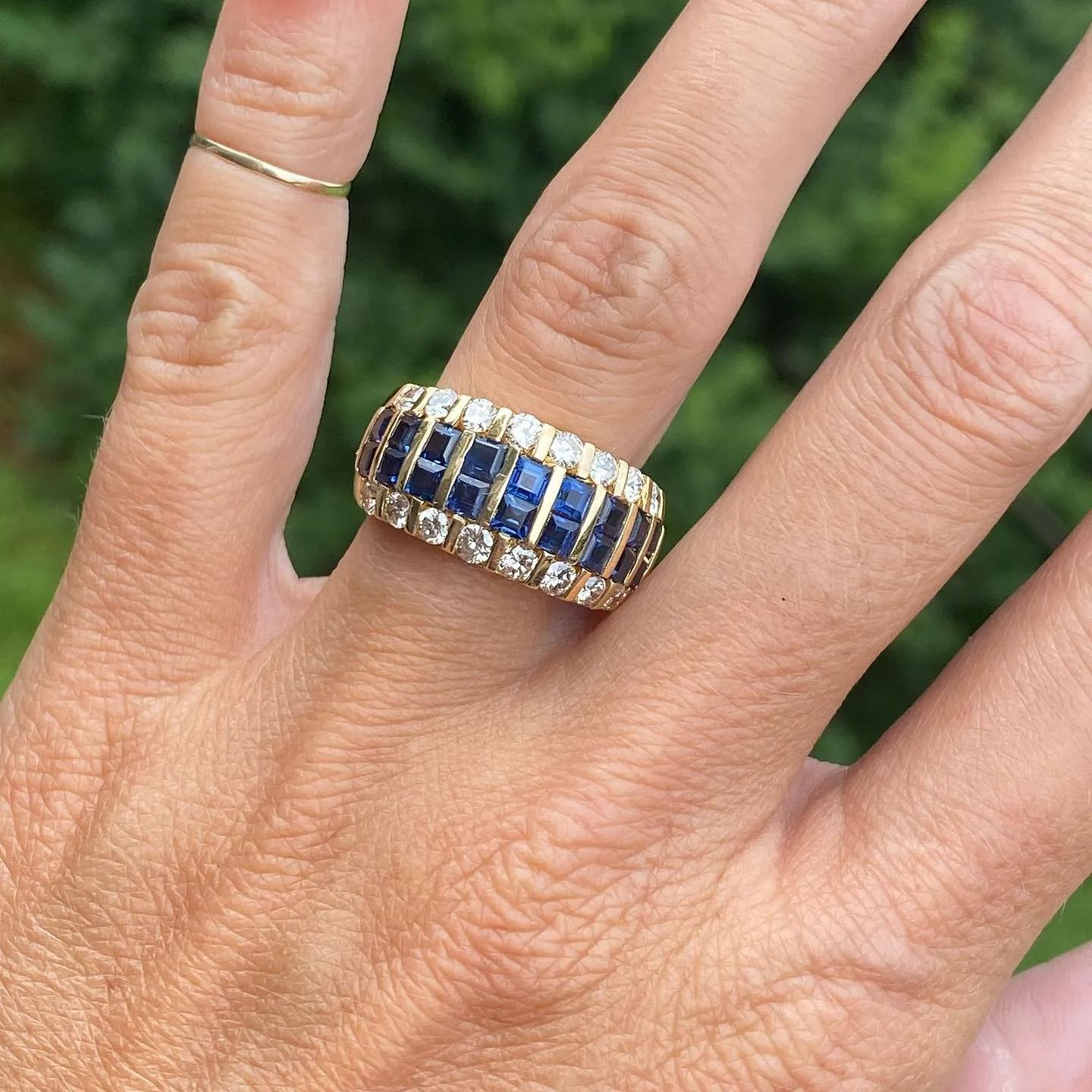 Personalized Birthstone Ring Custom Name Ring