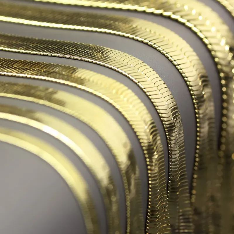 [Copy]Fancy Link Collar Necklace Gold Plated 80s 90s Classic Vintage Necklace