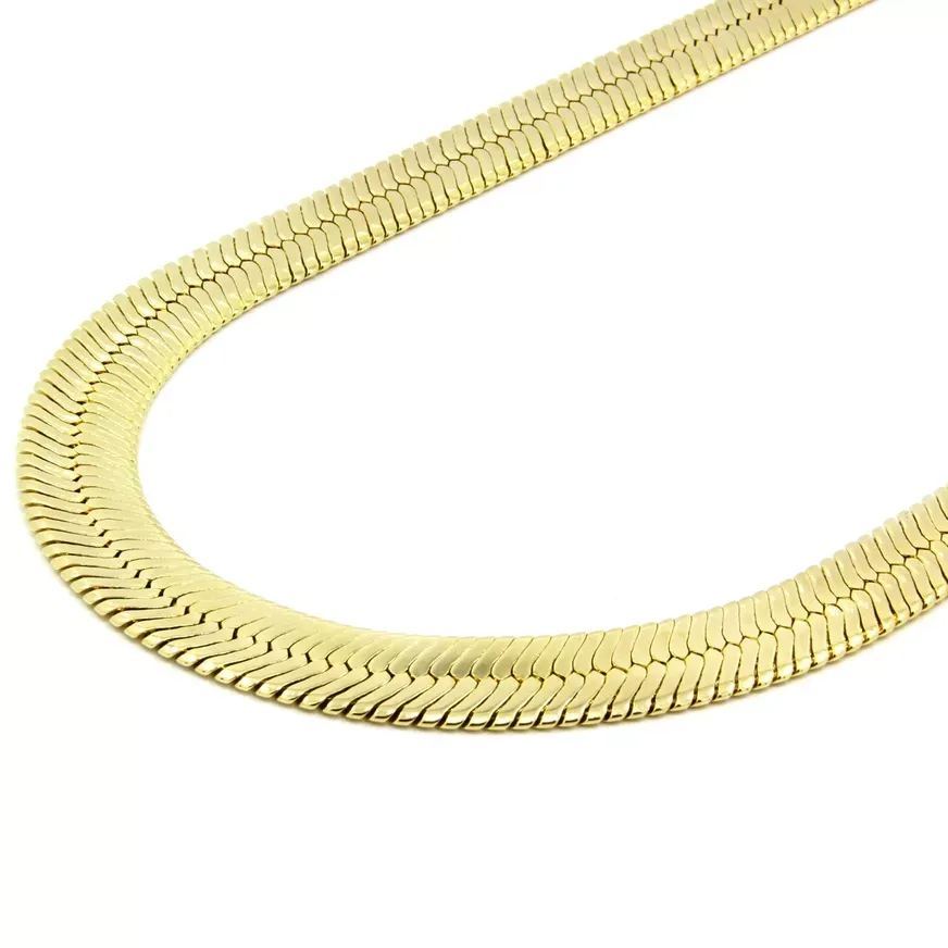 [Copy]Fancy Link Collar Necklace Gold Plated 80s 90s Classic Vintage Necklace