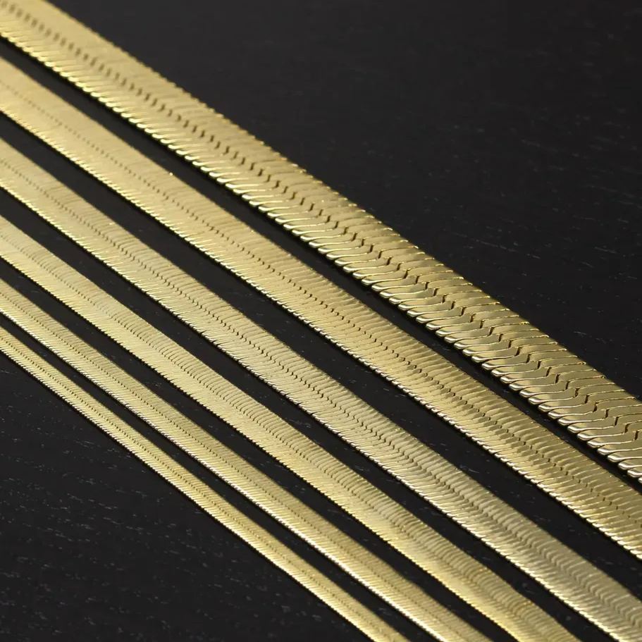 [Copy]Fancy Link Collar Necklace Gold Plated 80s 90s Classic Vintage Necklace