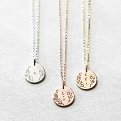 Floral Frame Necklace