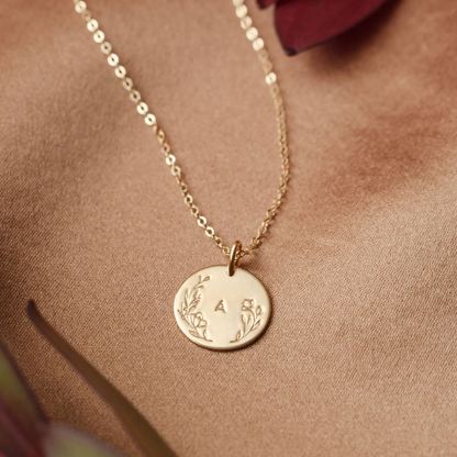 Floral Frame Necklace