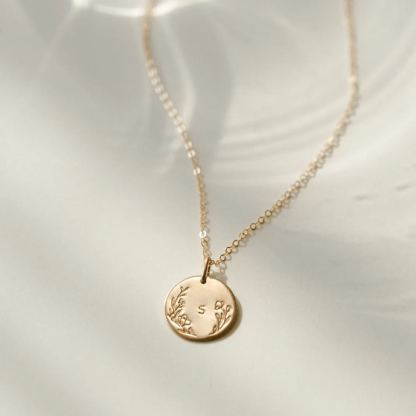 Floral Frame Necklace