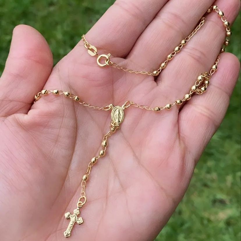 [Copy]Filigree Fancy Floral Holy Cross Necklace Christian Jewelry