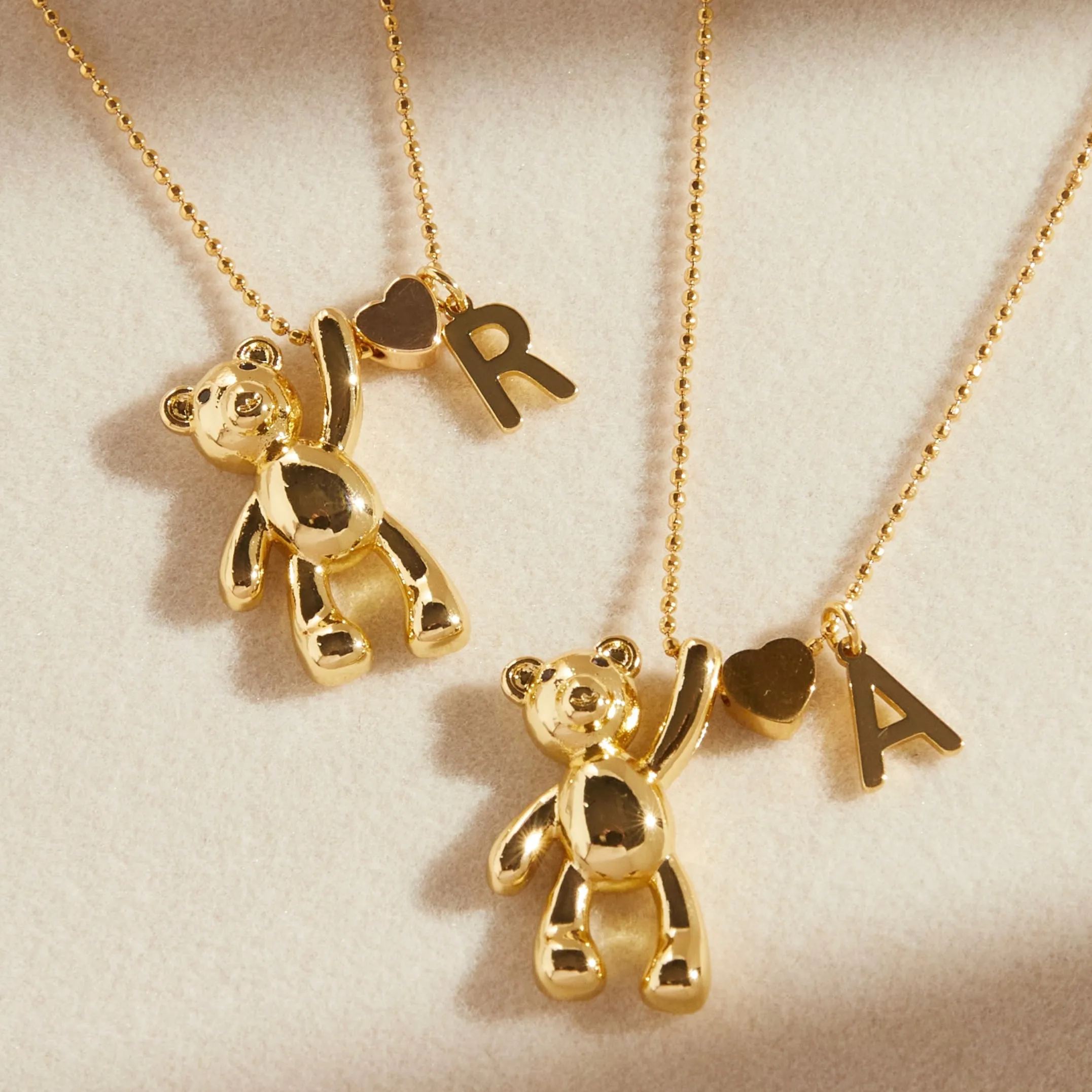 [Copy]Gold Plated Bamboo Letter Necklace Personalized Initial Necklace