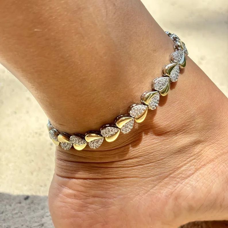 [Copy]Multi-layer Star Crystal Anklet For Women