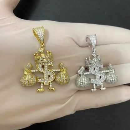 [Copy]Cubic Zirconia Heart Pendant Love Necklace Gold Plated Necklace