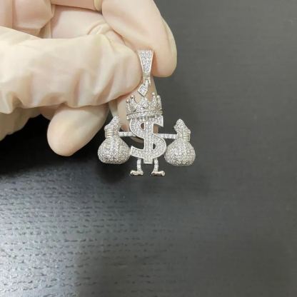 [Copy]Cubic Zirconia Heart Pendant Love Necklace Gold Plated Necklace