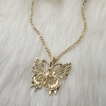 [Copy]Dainty Butterfly Necklace Gold Plated Necklace