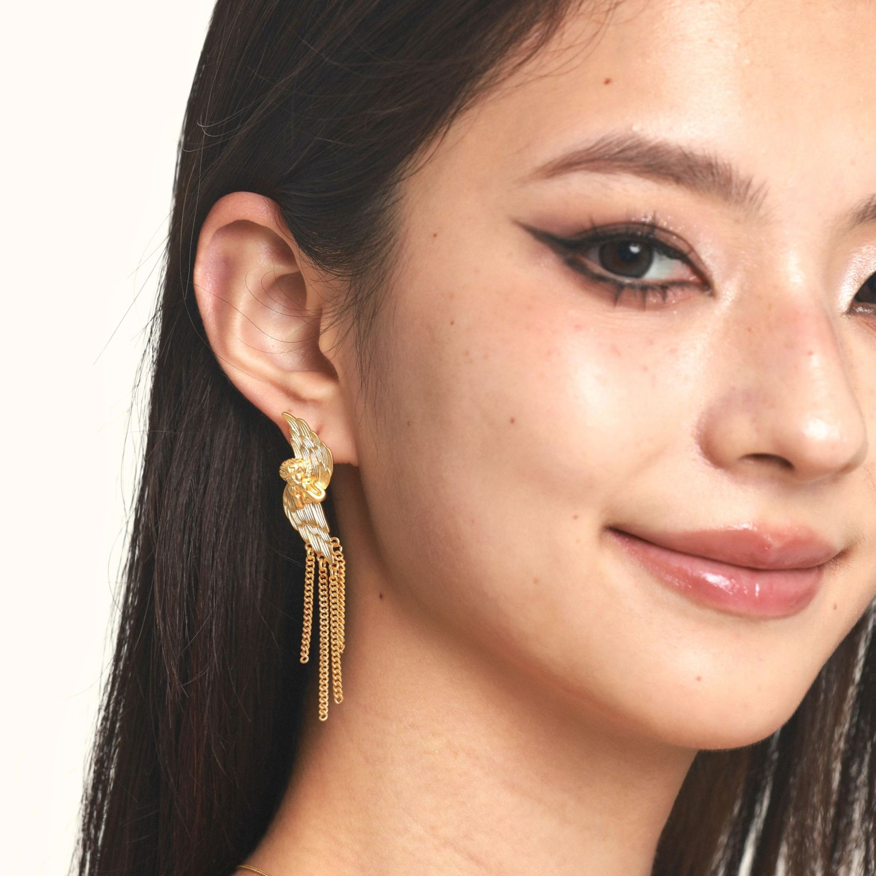 [Copy]Pearl Ribbon Stud Earrings Bow Earrings