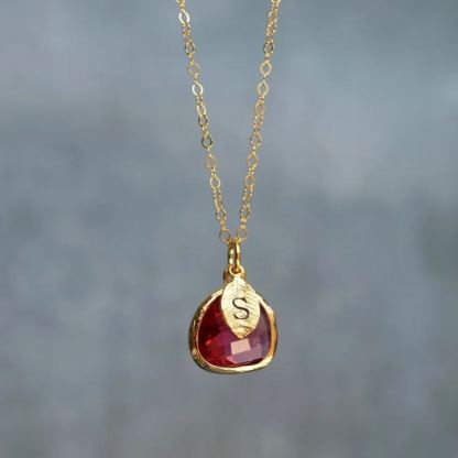 [Copy]Sea Creatures Pendant Necklace Gold Plated Custom Initial Necklace