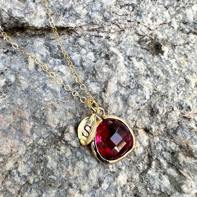 [Copy]Sea Creatures Pendant Necklace Gold Plated Custom Initial Necklace