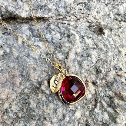 [Copy]Sea Creatures Pendant Necklace Gold Plated Custom Initial Necklace