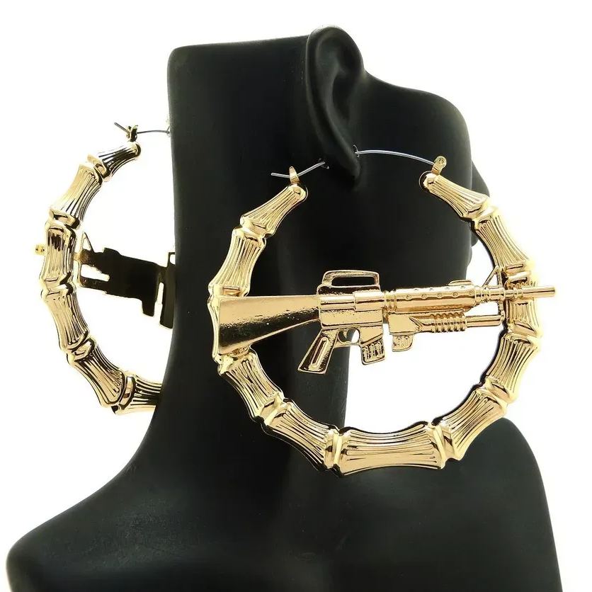 [Copy]Handmade Fish Stud Earrings Gold White Earrings