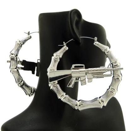 [Copy]Handmade Fish Stud Earrings Gold White Earrings