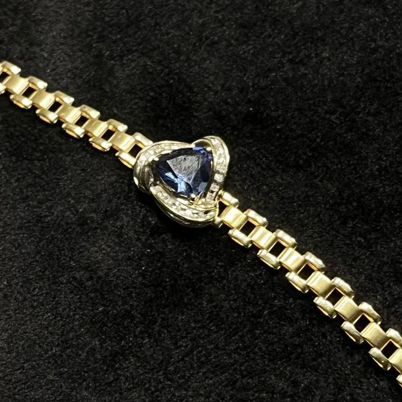 [Copy]Heart Charm Necklace Gold Plated Nugget Necklace