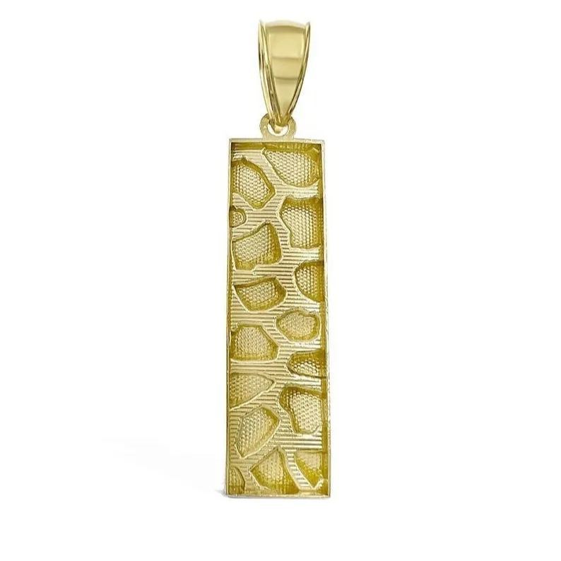 [Copy]Nugget Ankh Charm Pendant Gold Plated Necklace